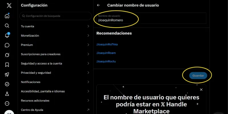 Étapes pour changer le nom d'utilisateur sur le Web Twitter