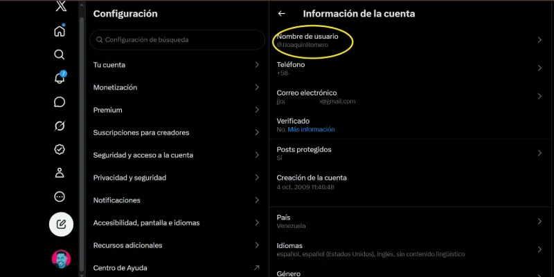 Étapes pour changer le nom d'utilisateur sur le Web Twitter