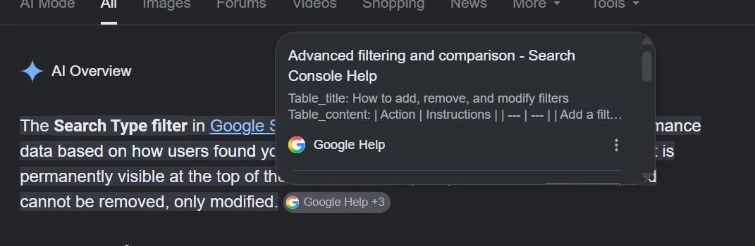 Aperçus de Google Ai : extraits de démarque