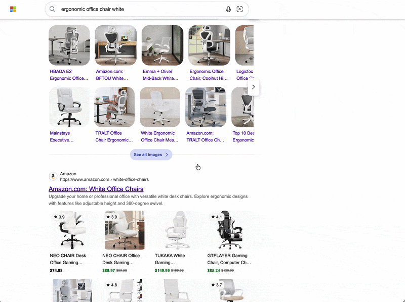 Superposition d'affichage des produits Bing Ezgifcom Optimiser
