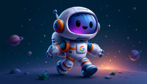Google Robot Astronaut