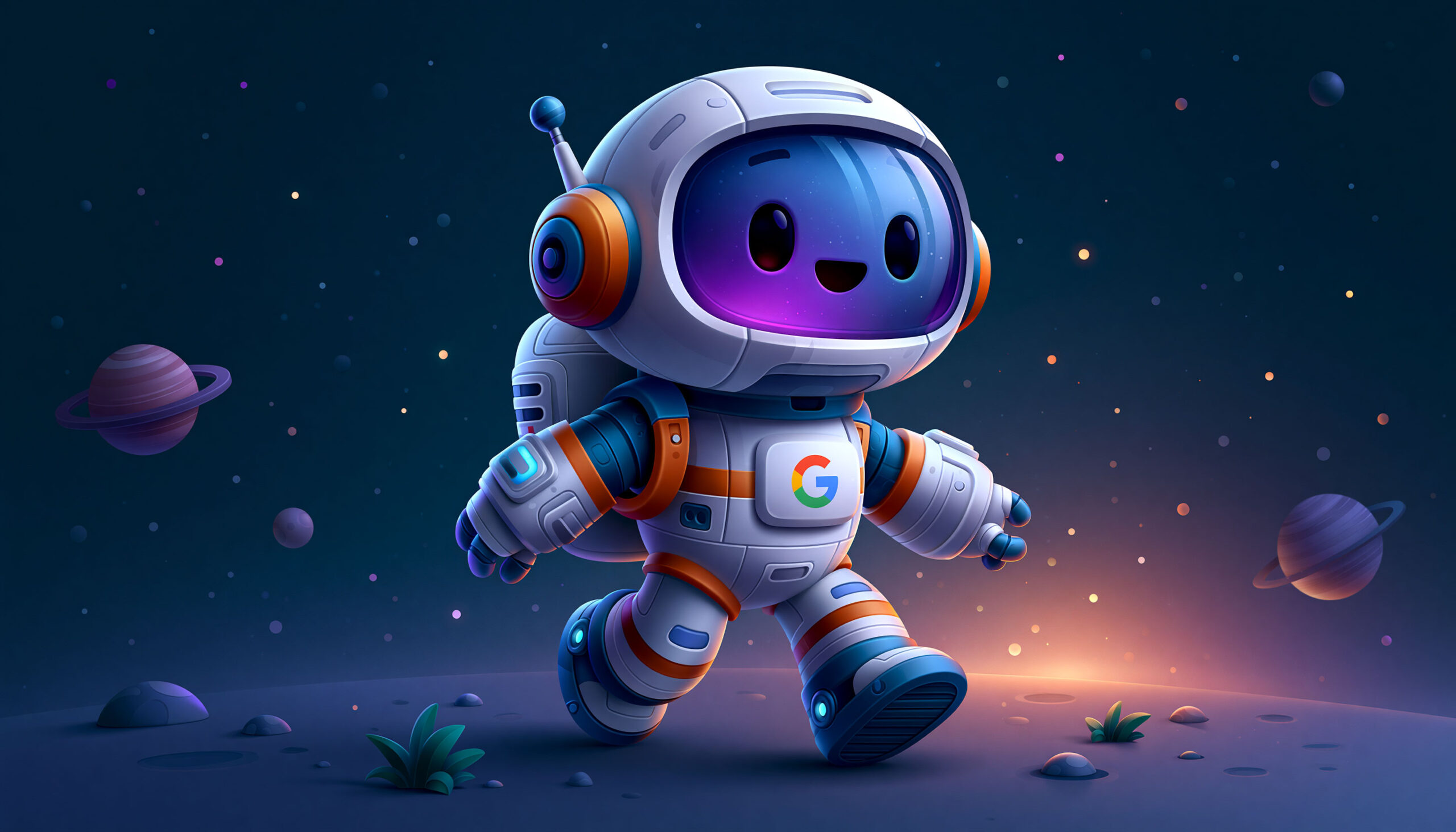 Google Robot Astronaut