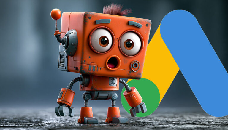 Boy Robot Shocked Google Ads