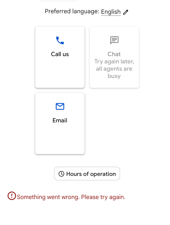 E-mail Google Ads cassé