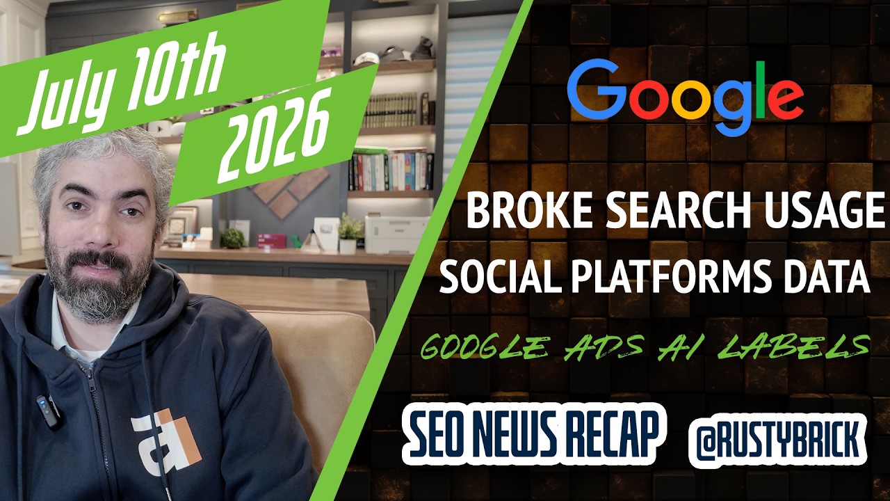 Récapitulatif vidéo Buzz de Search News : la recherche Google bat les records d'utilisation, les plateformes sociales et vidéo s'affichent dans la console de recherche et plus, les annonces Google, les annonces ChatGPT et plus