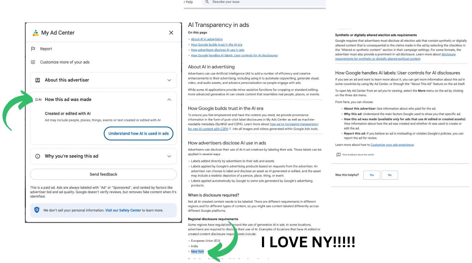 Pack local d'étiquettes Ai Google Ads
