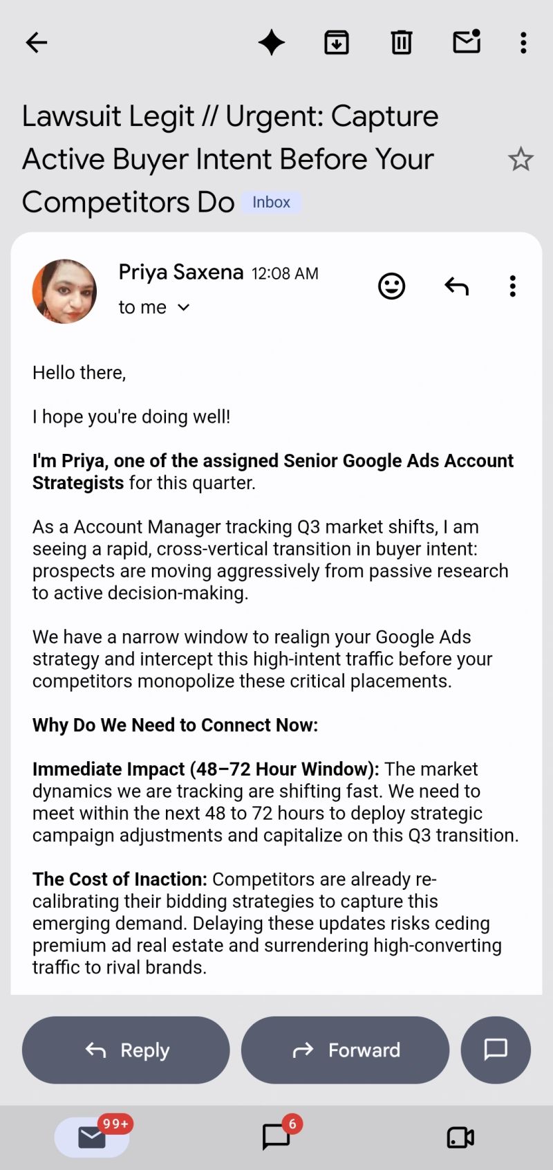 Poach d'e-mails Google Ads2