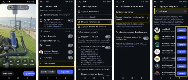 Comment ajouter un lien d'affiliation produit à une bobine Instagram