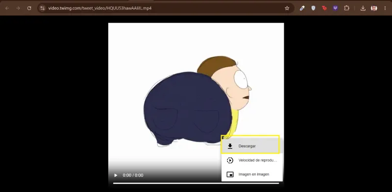 Téléchargez le GIF sur votre ordinateur
