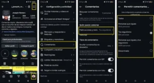 comment limiter les commentaires Instagram