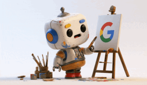 Robot Painting Google