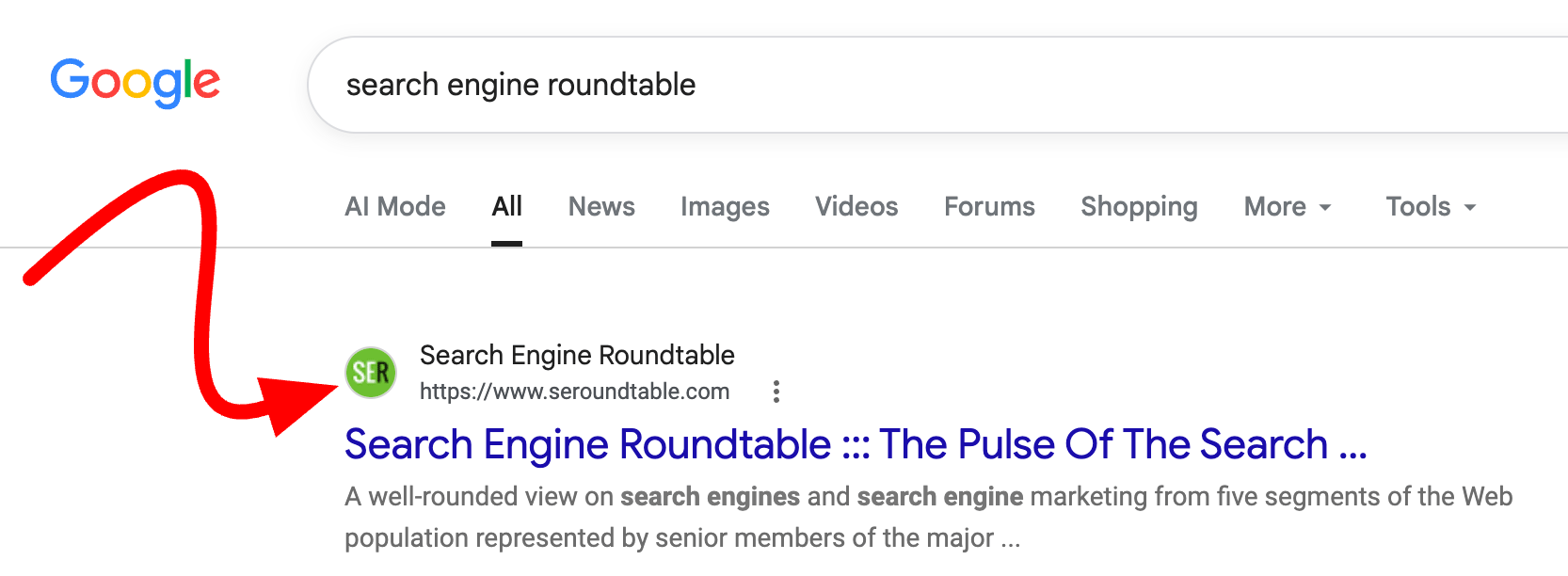 Icône de favori d'extrait de Google