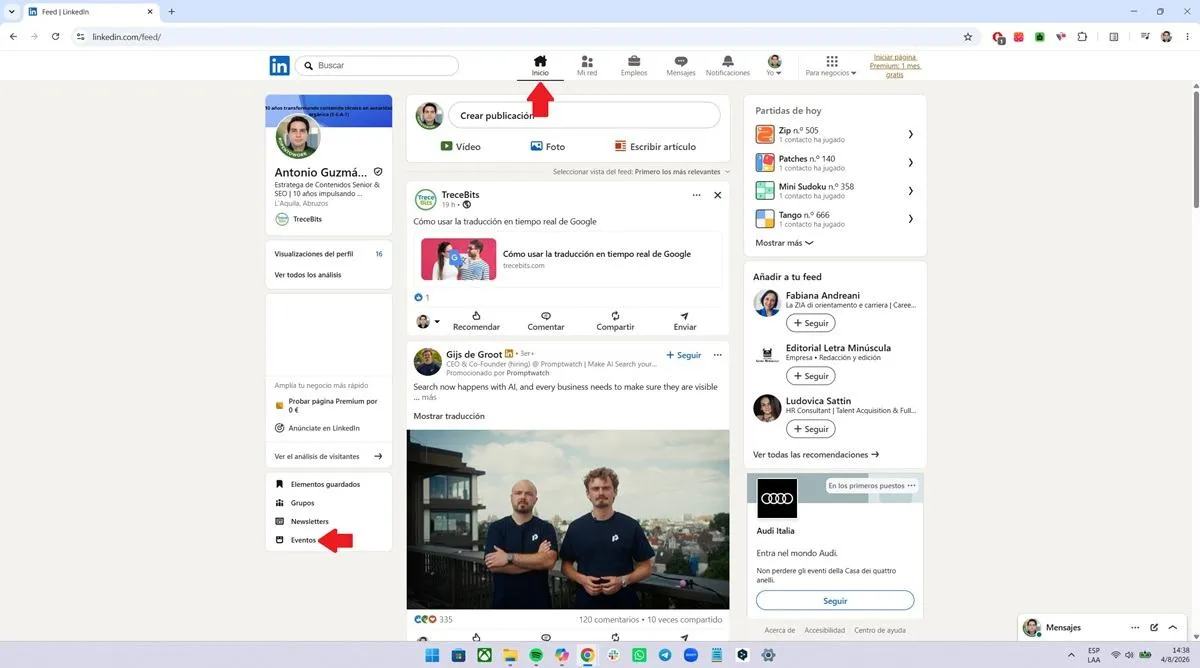Événement LinkedIn