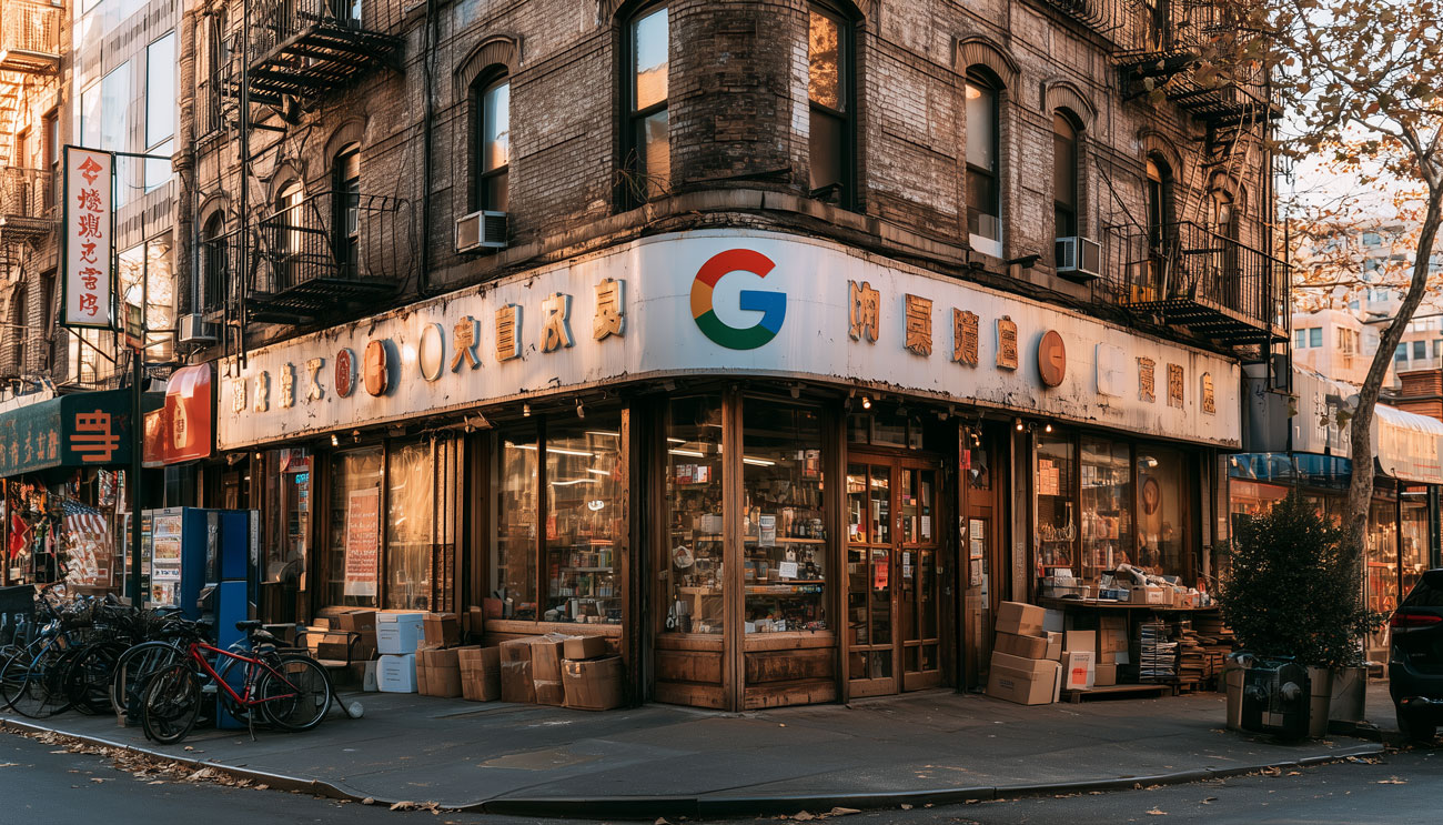 Google Retail Store China Town Ai