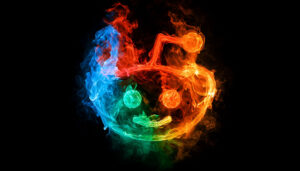 Google Reddit Fire Logo