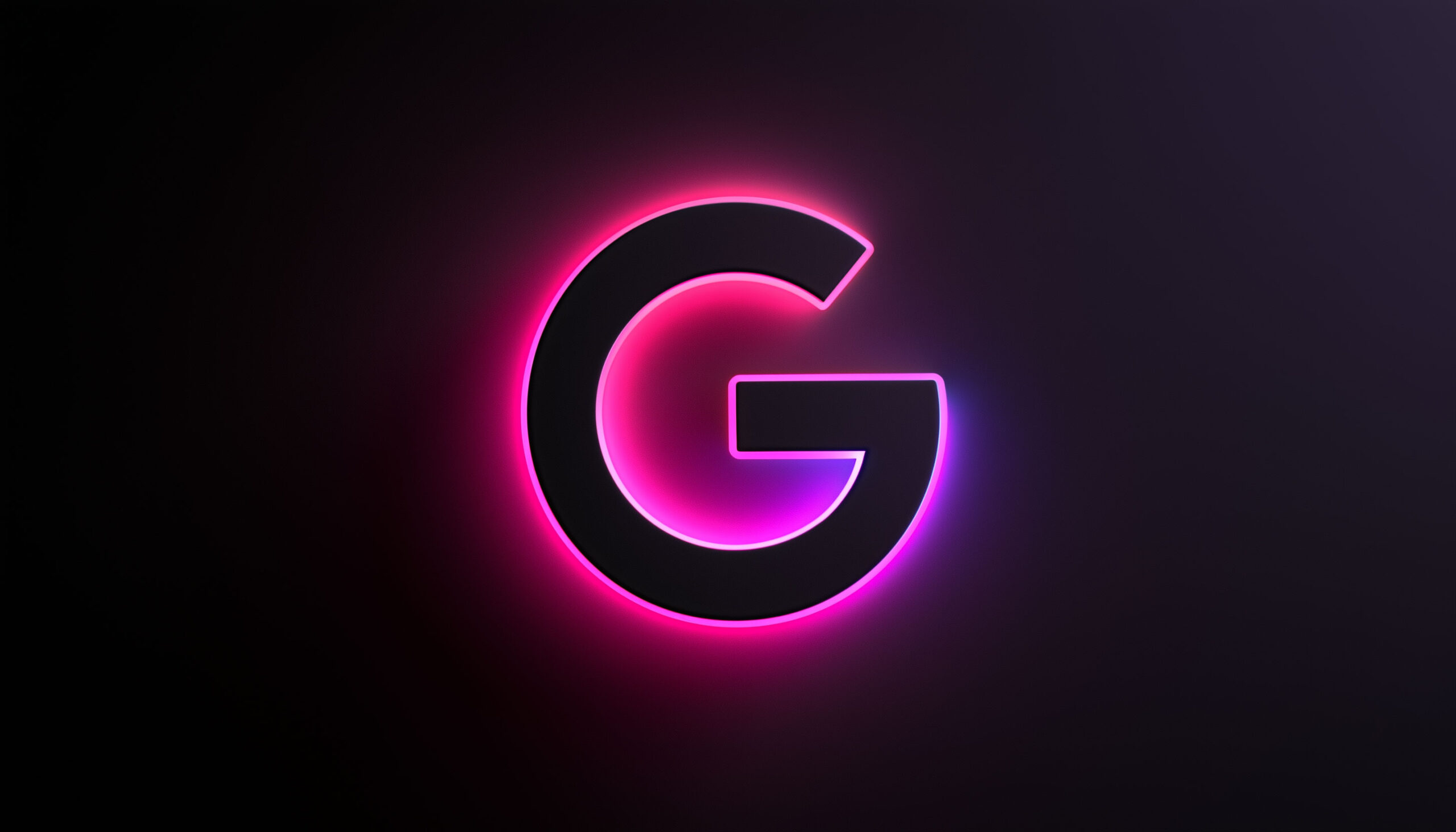 Google Logo Pink Highlight