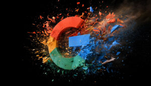 Google Logo Explode