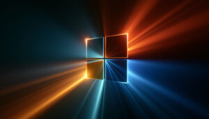 Microsoft Logo Radiant