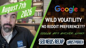 Récapitulatif vidéo Buzz de Search News : volatilité sauvage du classement Google, préférence spéciale Reddit, grand remaniement des dirigeants de Google et plus encore
                

