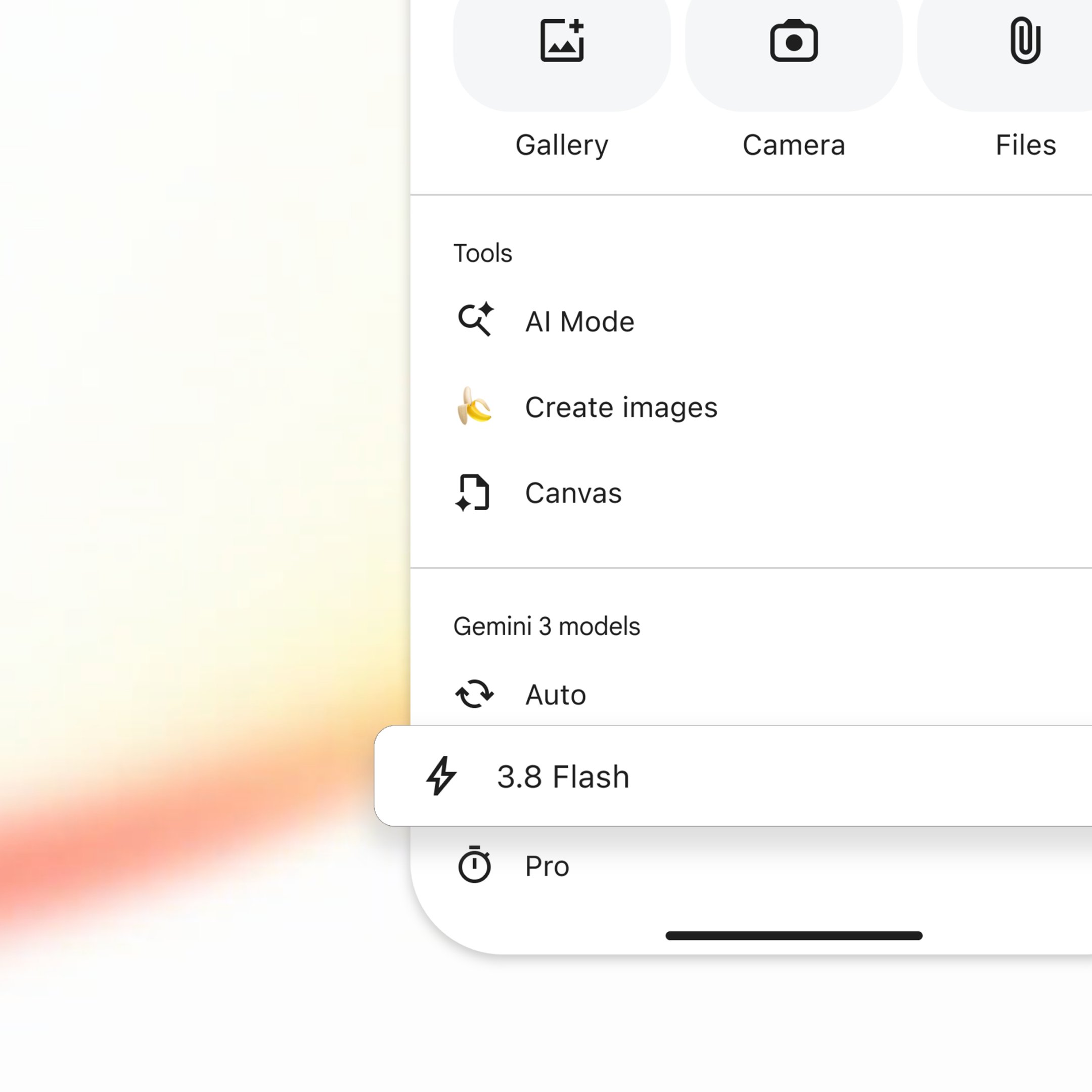 Gemini Flash 38 Mode Ai