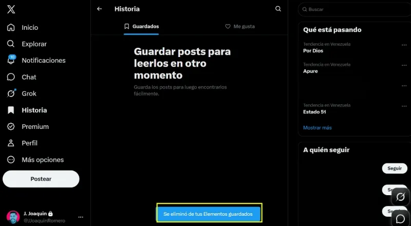 Comment désarchiver un élément enregistré dans X Twitter