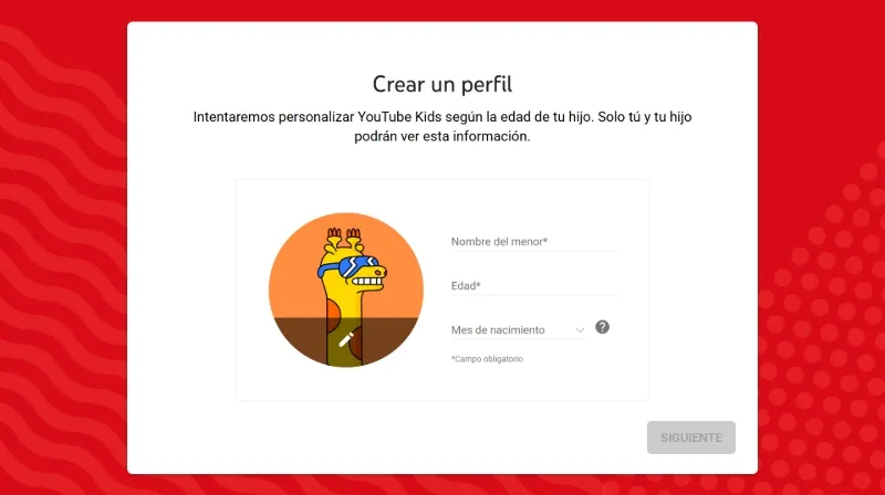 Créer un profil enfant sur YouTube Kids