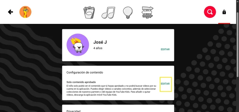 Modifier le contenu que vos enfants regarderont sur YouTube Kids