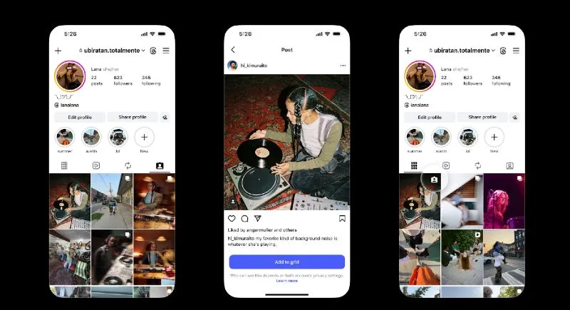 comment ajouter une photo taguée au flux Instagram