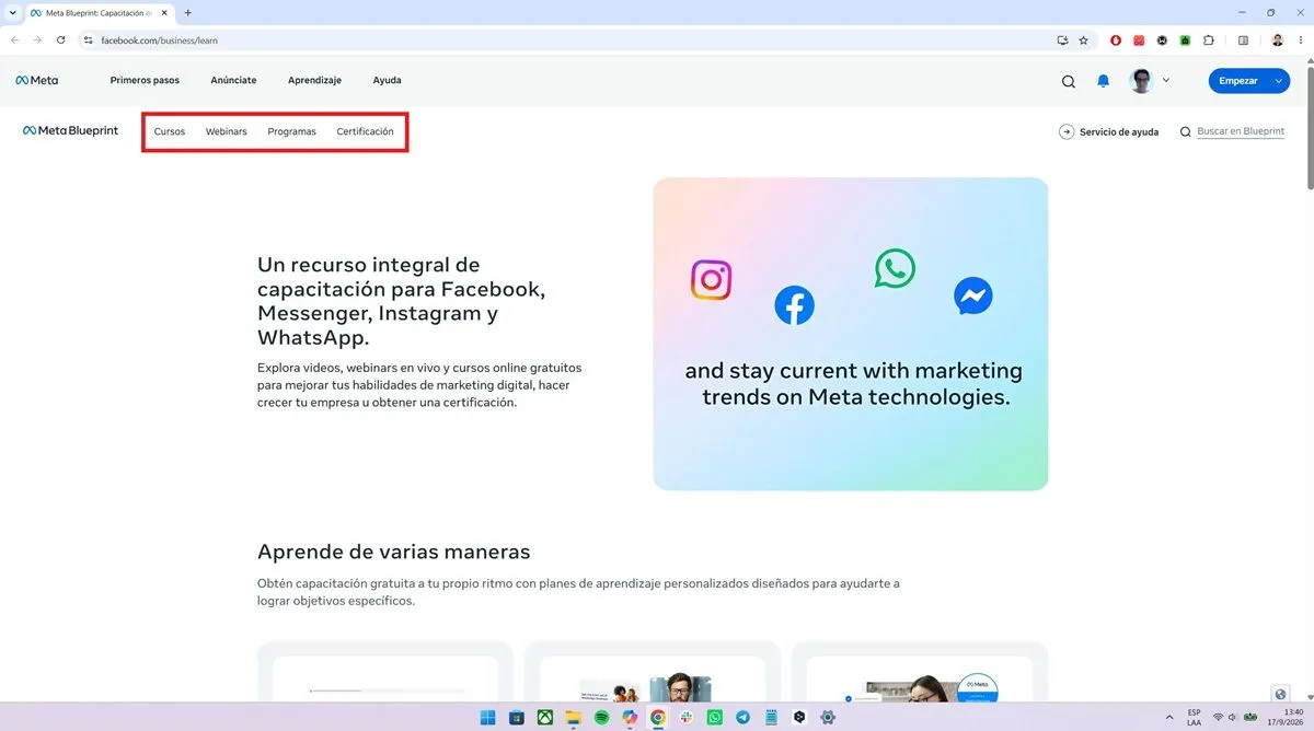 Cours Facebook