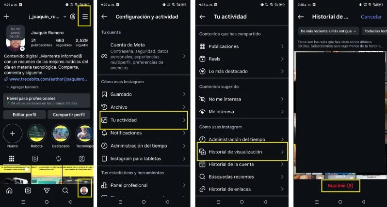 Comment afficher les bobines Voir l'historique sur Instagram