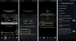 Comment indiquer que je ne suis pas intéressé par un Reel