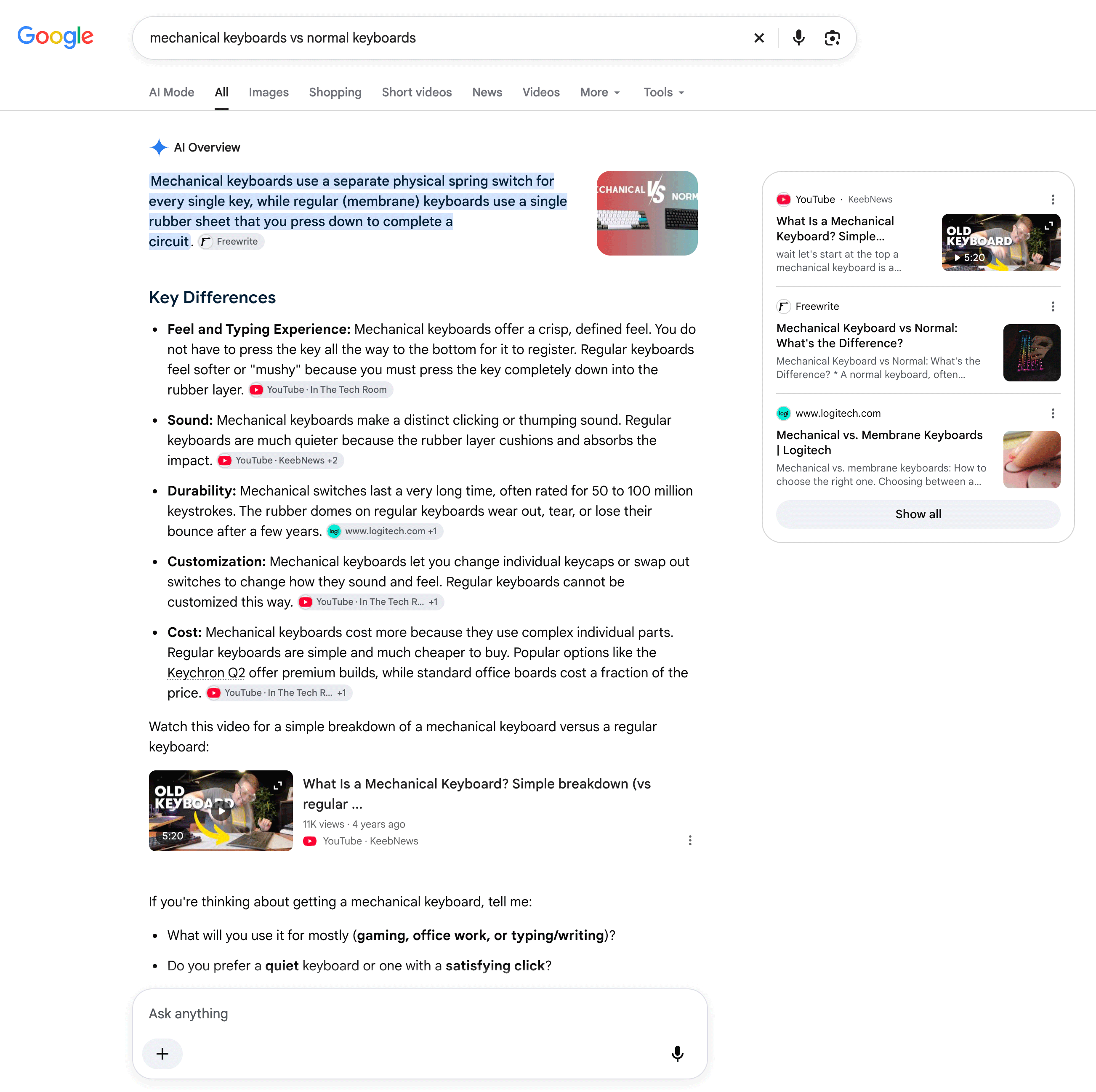 Présentation de Google Ai Normal Étendu