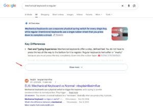 Google Floating Search Cards