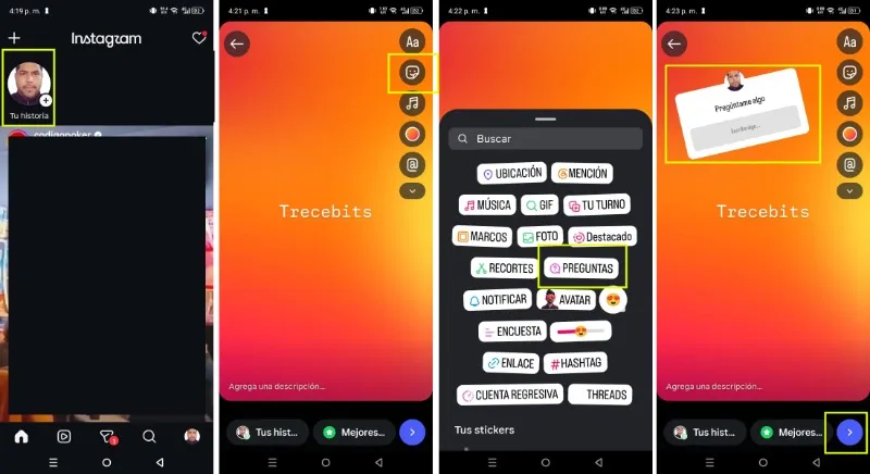 comment poser des questions ouvertes sur les Stories Instagram