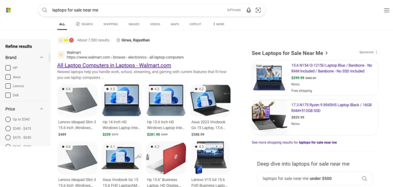 Bing Shopping