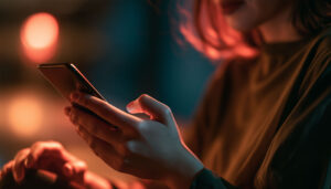 Woman Holding Phone