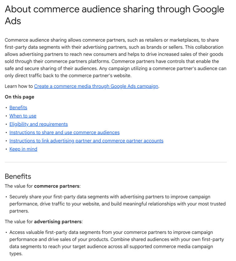 Google Ads Sharing