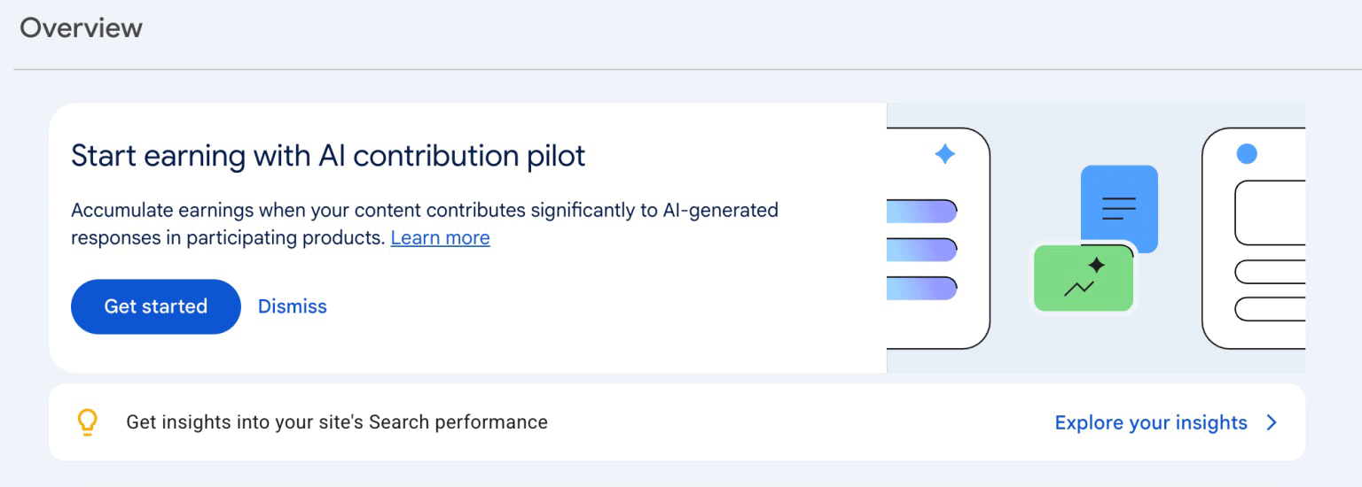 Projet pilote de contribution Google Ai – Démarrez