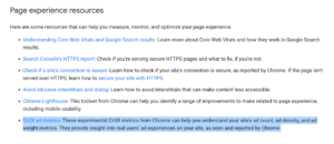 Google Page Experience Score Hero