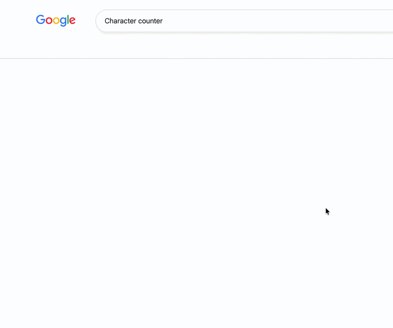 Compteur de caractères Google Ai Présentation