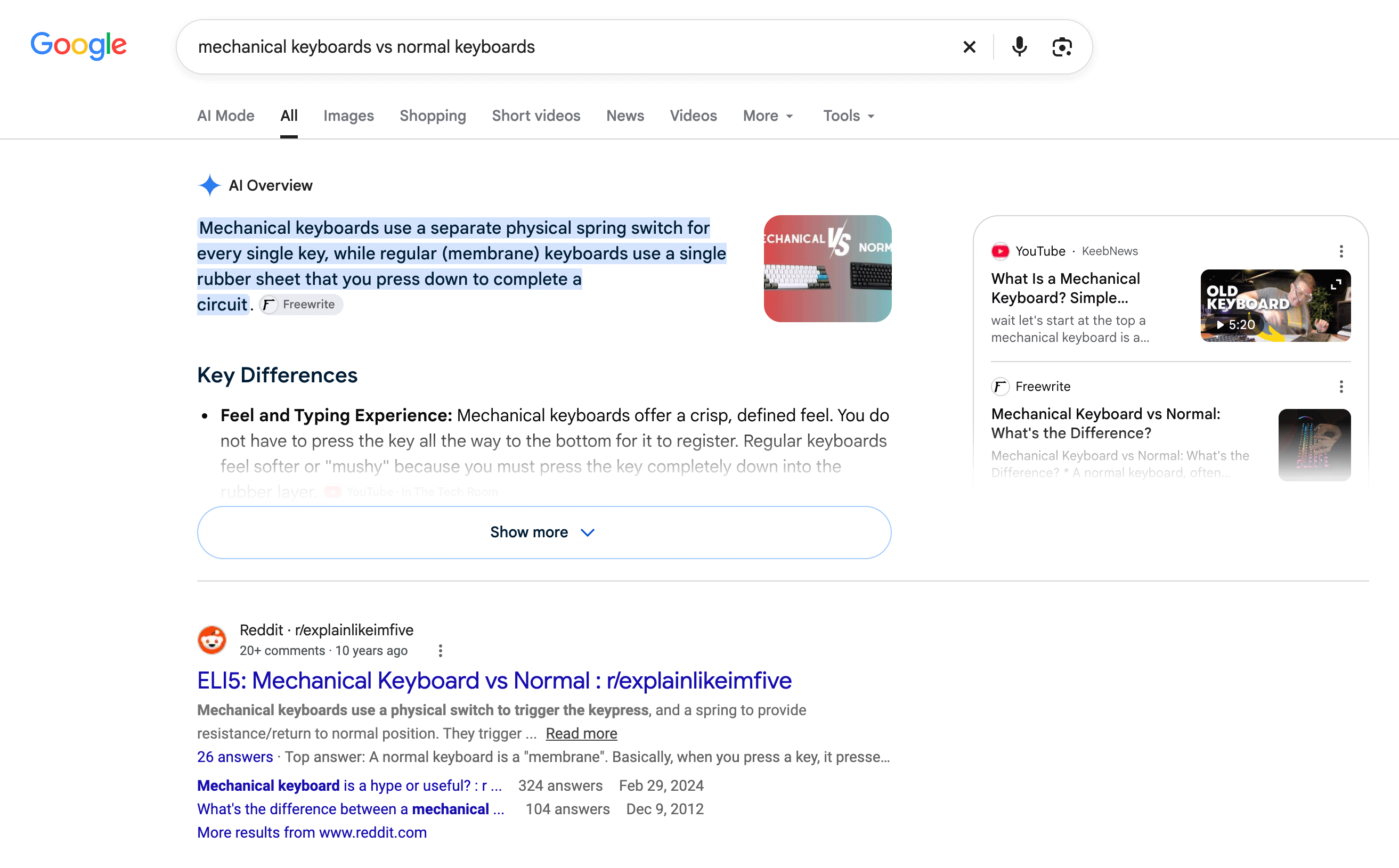 Présentation de Google Ai Normal