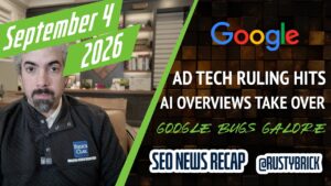 Récapitulatif de la vidéo Buzz : le monopole de Google Ad Tech ne sera pas brisé, le mode IA prend le relais, Gemini ne cite pas, les modifications et bugs d'impression AdSense
                


