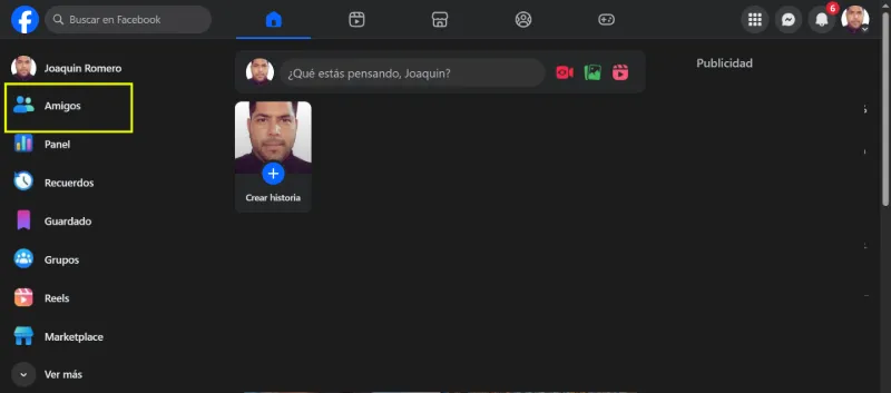 voir des amis Facebook