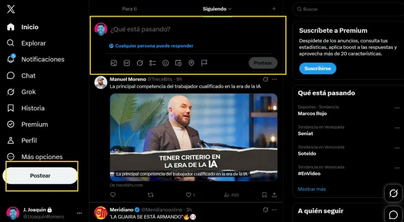 Comment créer un fil de discussion dans X (avant Twitter)