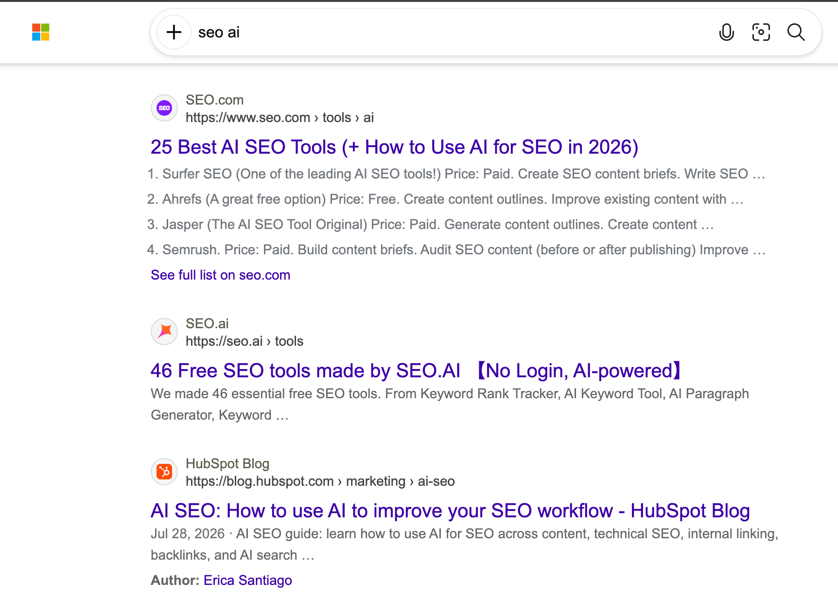 Bing Oui Favicons