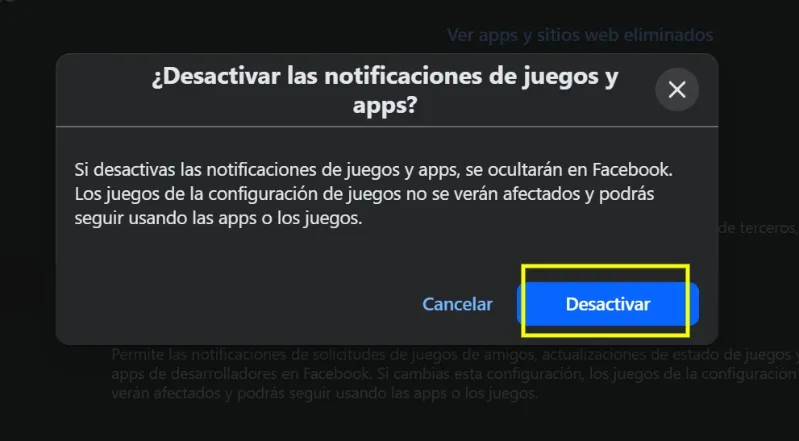 Comment désactiver les notifications des jeux et des applications sur Facebook