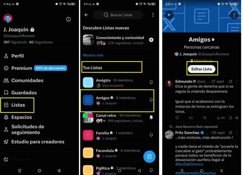 comment ajouter des membres à une liste de