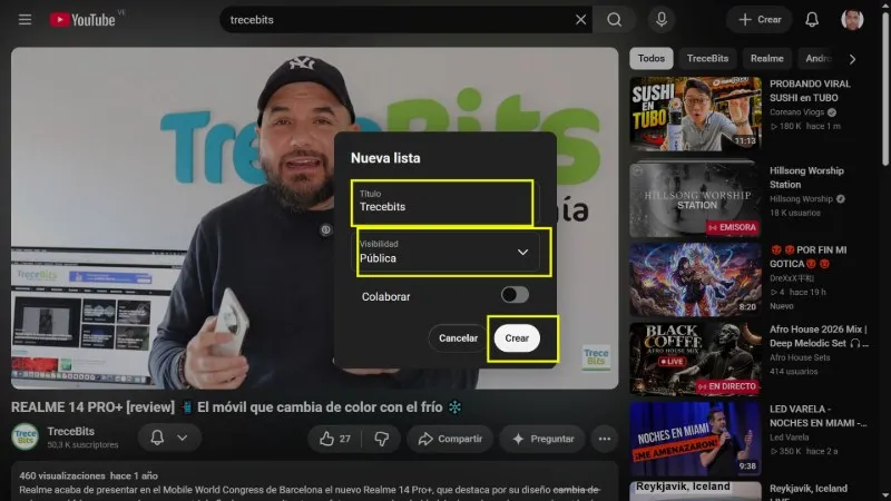 Comment créer une playlist YouTube depuis votre ordinateur