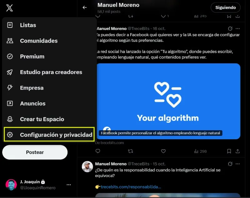 Comment désactiver les mots dans X (anciennement Twitter) depuis votre ordinateur