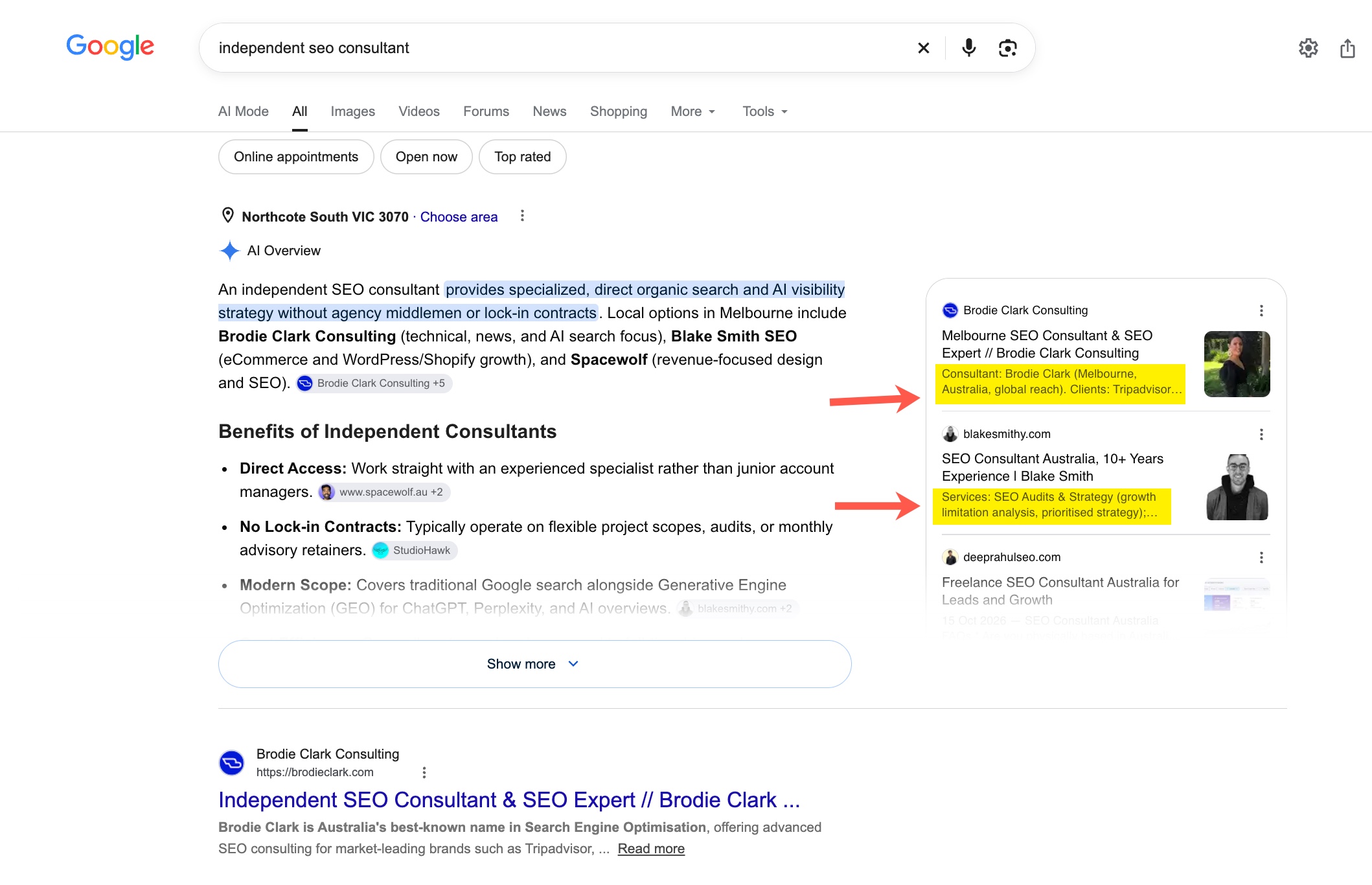 Résumés des extraits de présentation de Google Ai2